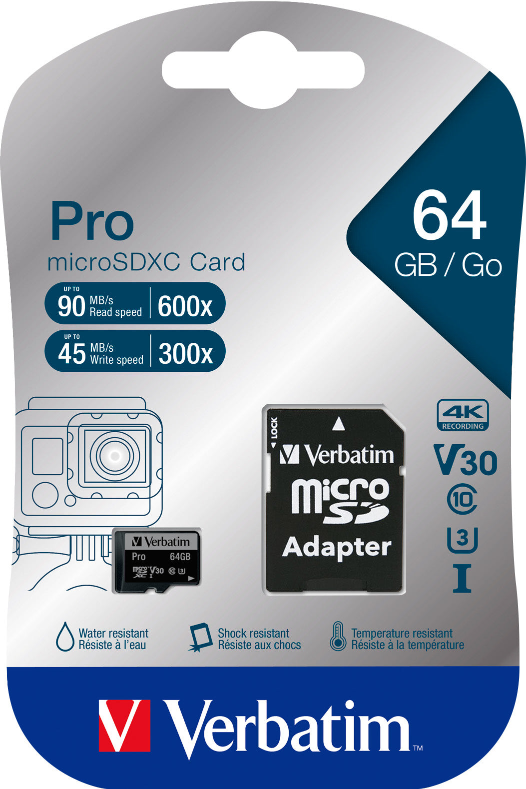 Verbatim microSDXC card 64GB