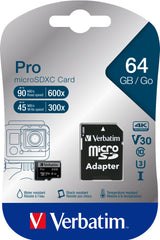 Verbatim microSDXC card 64GB