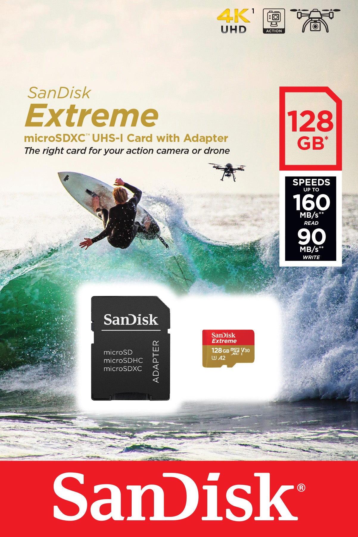 Sandisk microSDXC Card 256GB Extreme