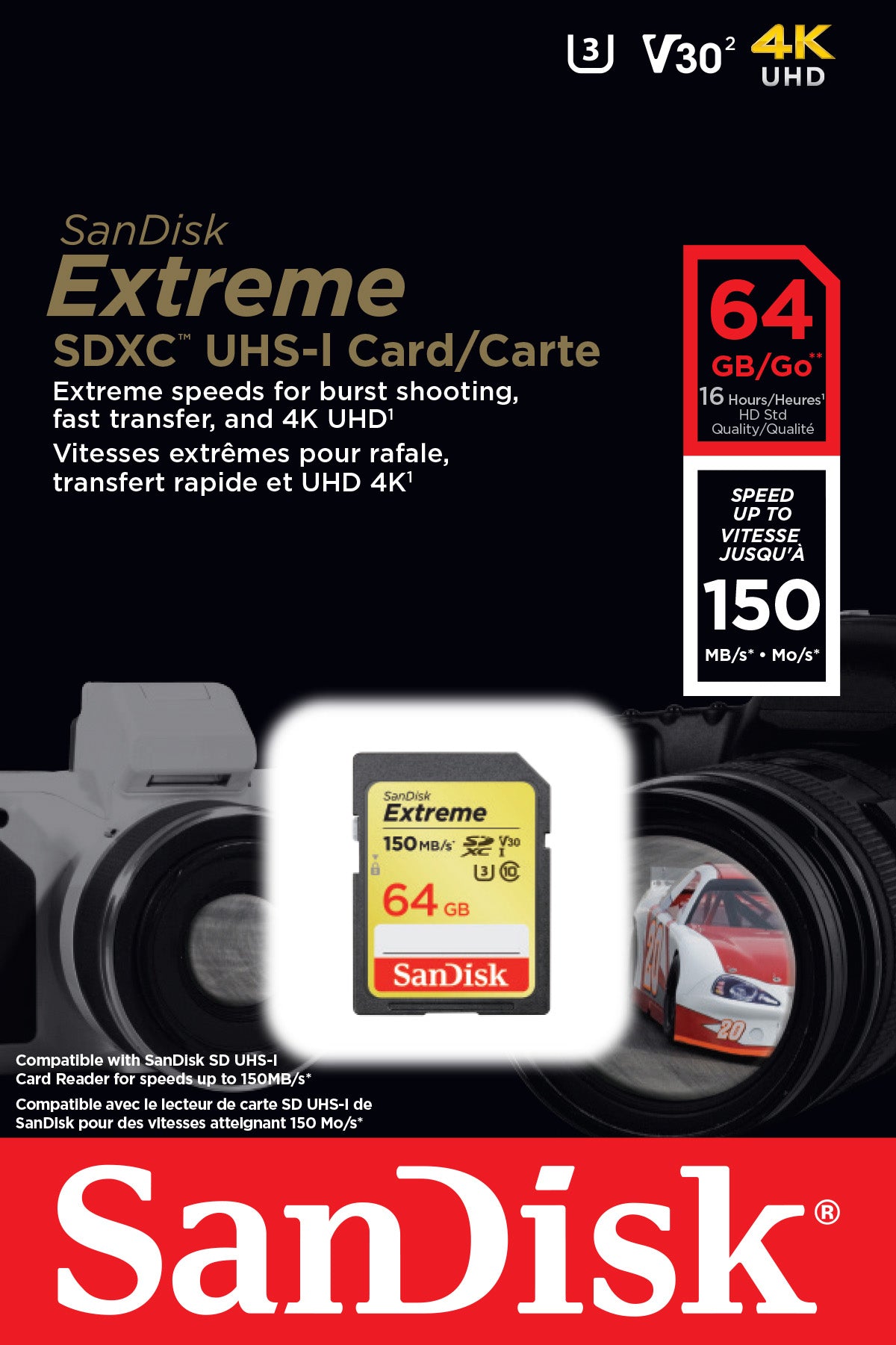 Sandisk SDXC-Card 64GB Extreme