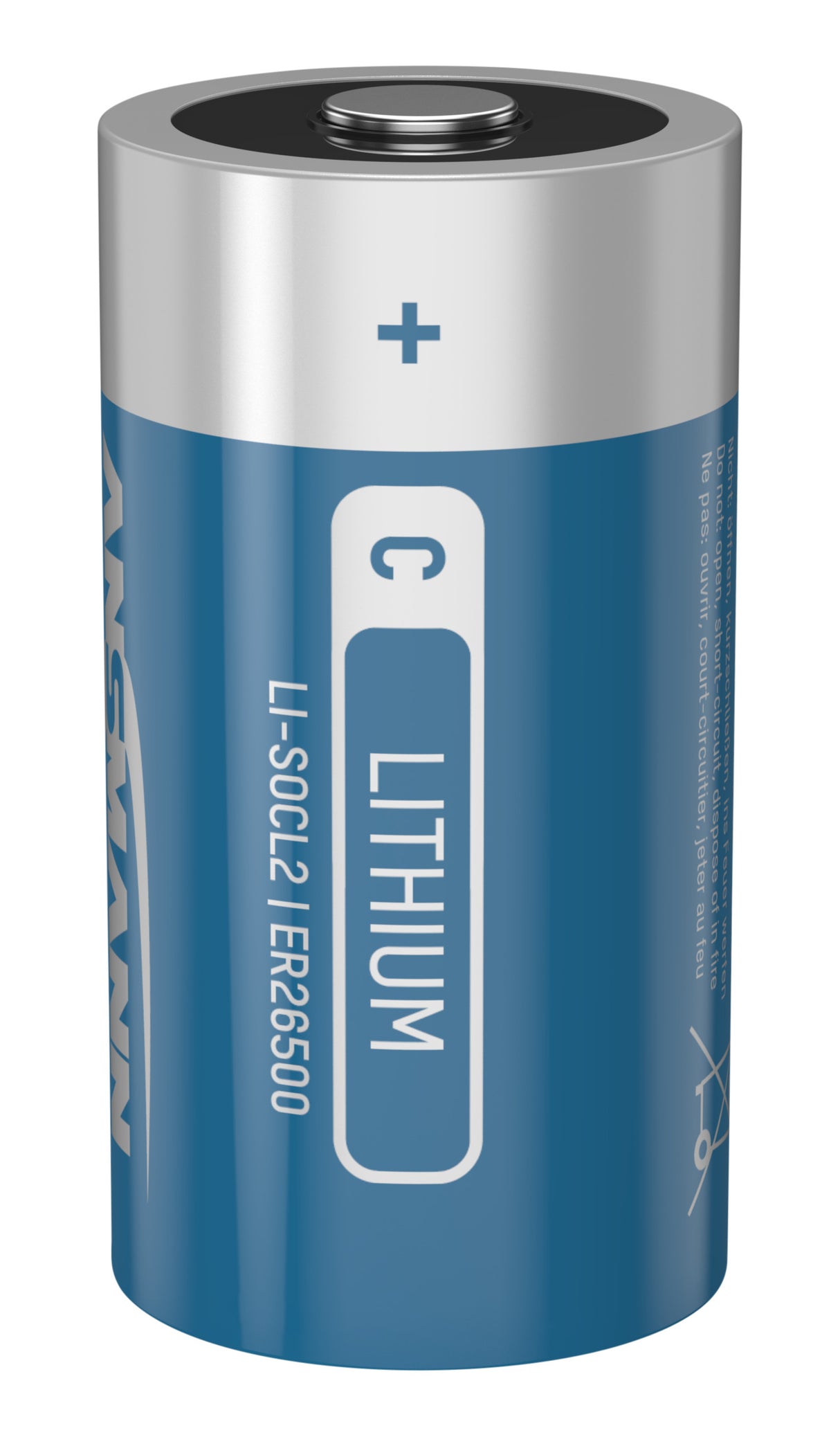 ANSMANN Lithium-Thionylchlorid Batterie ER26500 C 3,6 Volt 1523-0005