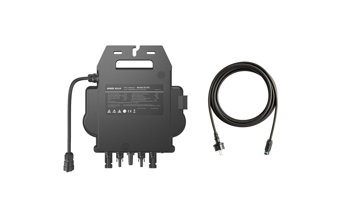 ANKER SOLIX MI80 (BLE) Microinverter (800W)+Ml to