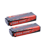 Sunpadow 2S Lipo-Akku 6100mAh 70C 7,4V Hardcase mit 4 mm Bullet (2 St.)