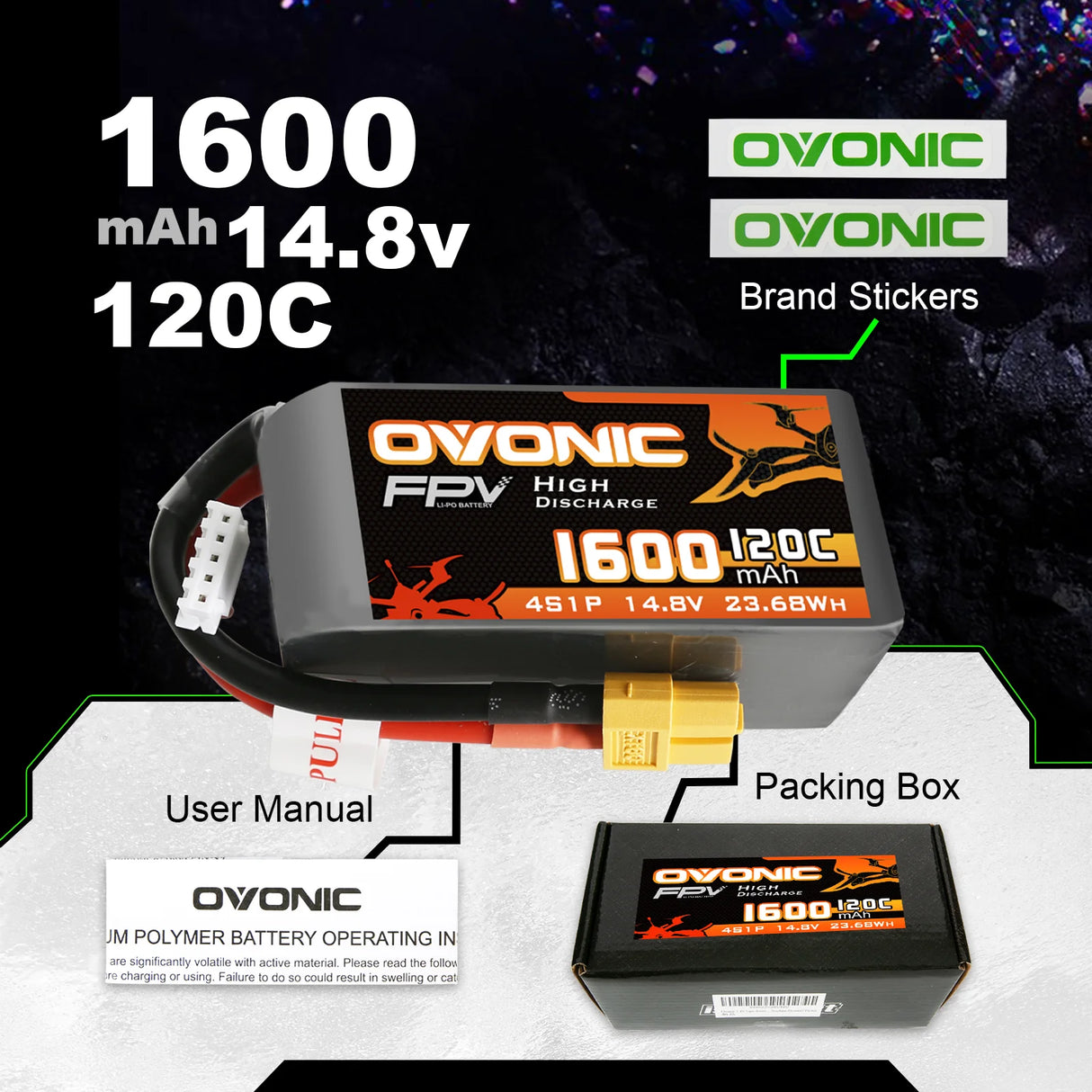 1600mah / 4S / XT60