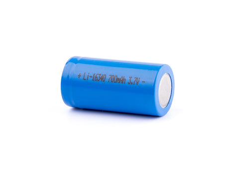 Keeppower 16340-A1 700mAh, 3,6V - 3,7V Li-Ionen-Akku mit erhöhten Pluspol (ohne Schutzelektronik)