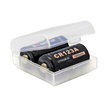 Soshine Plastikbox für 2x 16340/RCR123 transparent