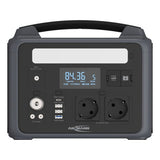 Ansmann Powerstation PS600AC 600W, 640Wh Powerstation, LiFePO4 Akku, integrierte LED-Lampe