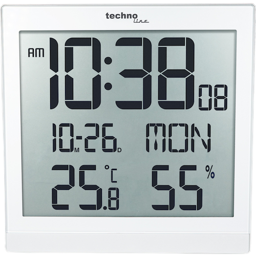 Technoline WS 8015 weiß - Funkwanduhr