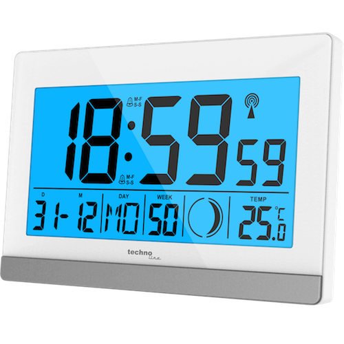 Technoline WS8056 - digitaler Funkwecker mit Temperatur- und Datumsanzeige