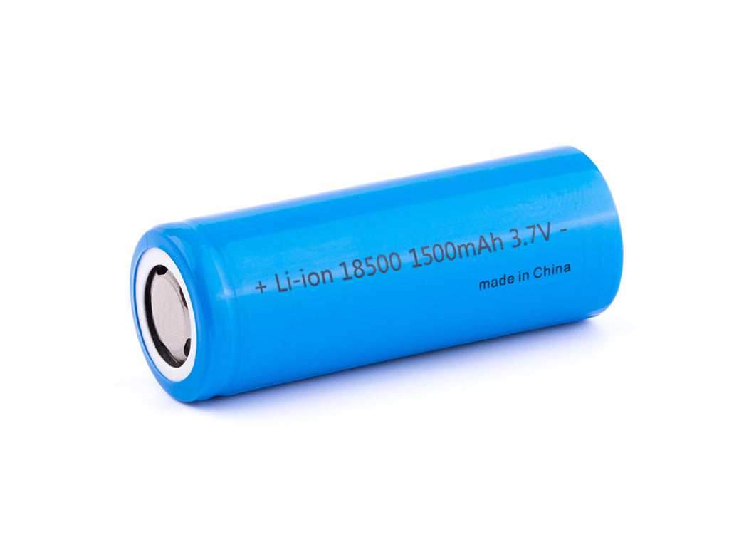 Keeppower 18500-A1 Li-Ion Akku 3,6V - 3,7V 1500mAh (flacher Pluspol)