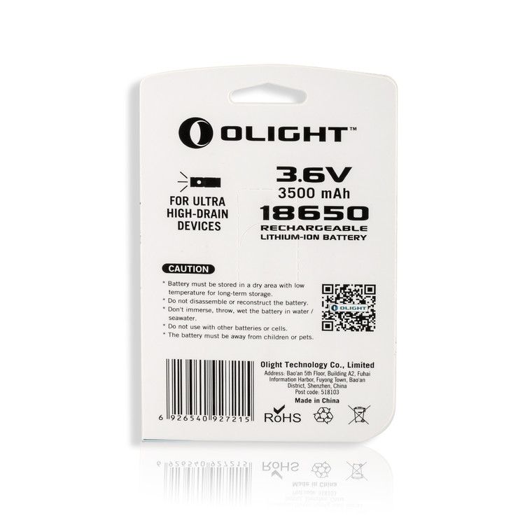 Olight 18650 HDC 3500 mAh Akku