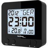 Technoline WT 235 schwarz - moderner Funkwecker mit Touch-Sensor