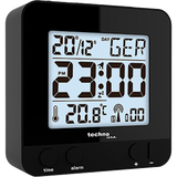 Technoline WT 235 schwarz - moderner Funkwecker mit Touch-Sensor