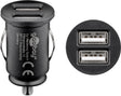 Goobay Dual-USB Auto Ladegerät (2xUSB) 12W max.2.4A (12/24V) 2xUSB