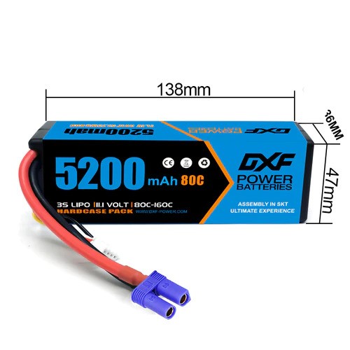 5200mAh / 3S / EC5