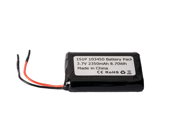 Keeppower 1S1P 103450 2350mAh 3,6 - 3,7V Li-Ion-Akku mit BMS-Schutz