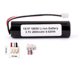 Keeppower 1S1P 18650 2600mAh Li-Ion-Akku mit BMS-Schutz (18650 26J) un