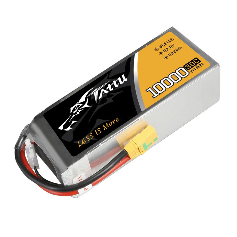 Tattu 10000MAH 22,2V 30C 6S1P Lipo-Akku mit XT90 Anti-Funken-Stecker