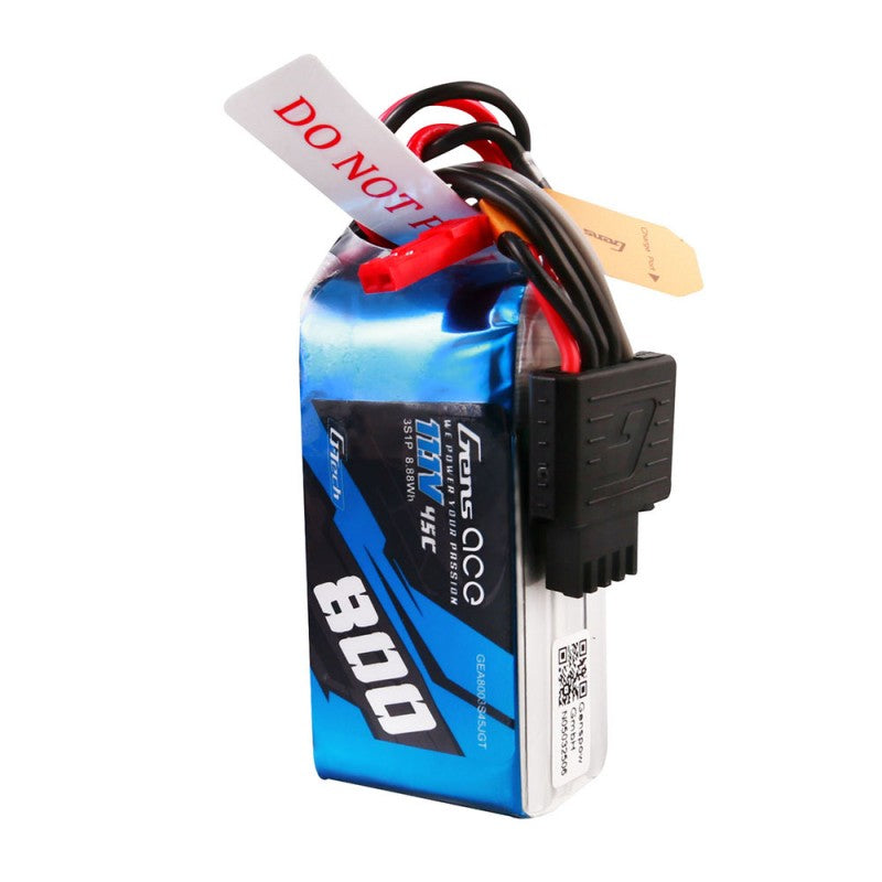 Gens Ace G-Tech 3S 800mAh 11,1V 45C 3S1P Lipo-Akku JST