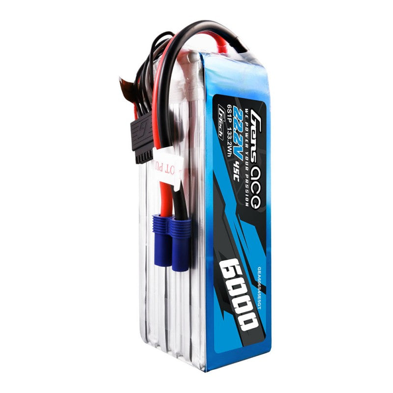 Gens Ace G-Tech 6S 6000mAh 22,2V 45C Lipo EC5