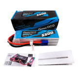 Gens ace G-Tech 5500 mAh Lipo 22,2 V 45 C 6S1P Modellhubschrauberbatterien