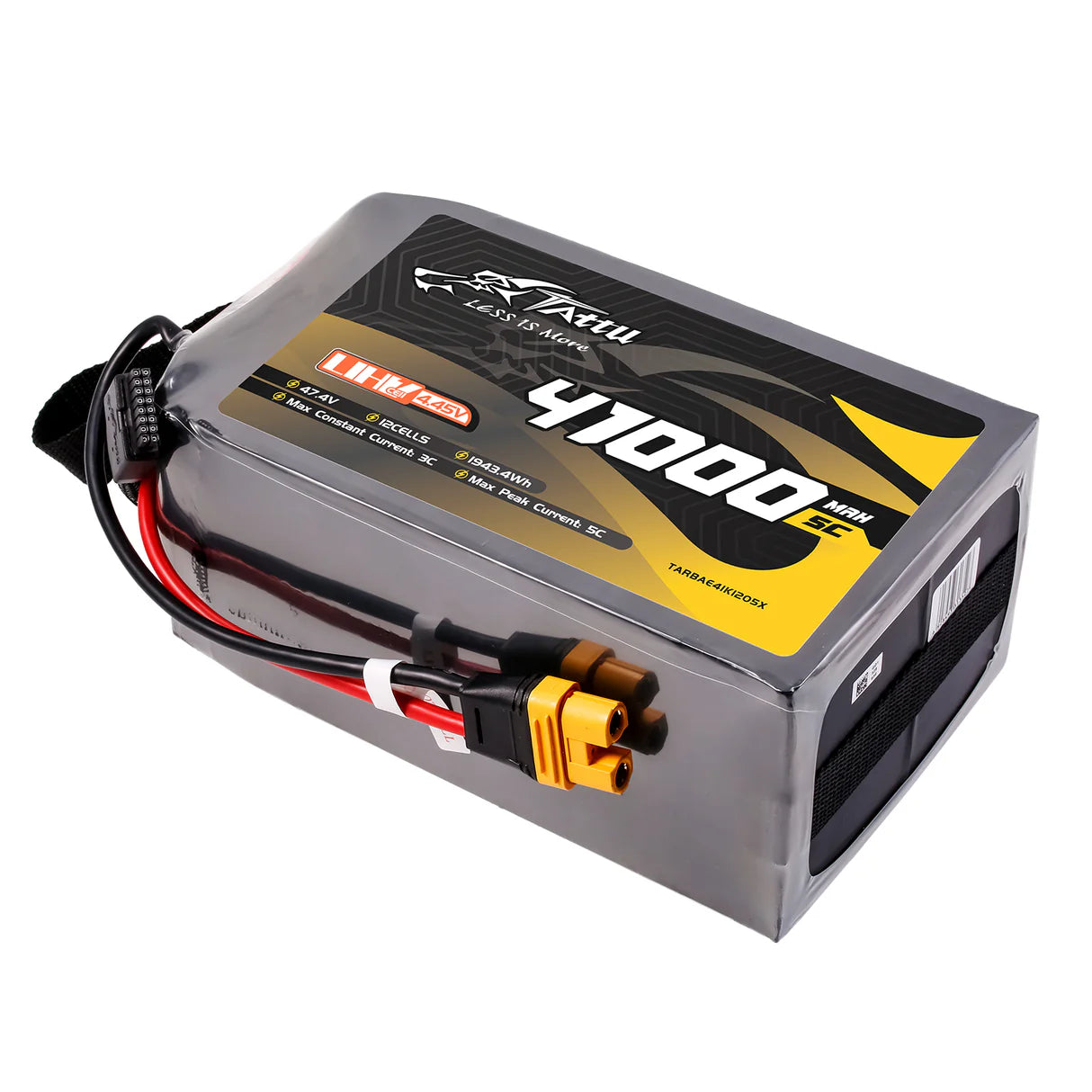 Tattu Ultrahochspannung 41000mAh 5C 47,4V 12S1P AS150U-F Lipo-Akku