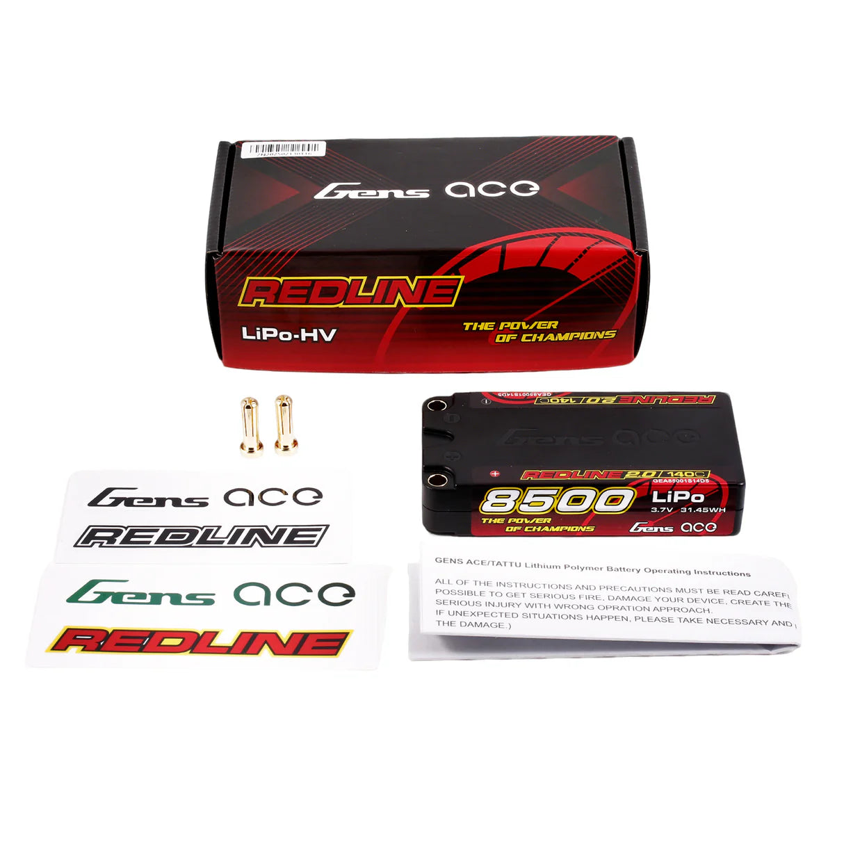 8500mAh / 1S / 5mm Bullet