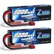 Zeee 2S 8000mAh 7,4V 100C Hardcase Deans (2 Stück)