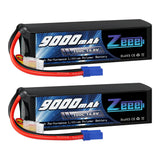 Zeee 4S 9000mAh 14,8V 100C EC5 Softcase (2 Stück)