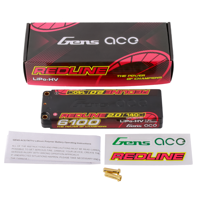 6100mAh / 2S / 5.0mm bullet