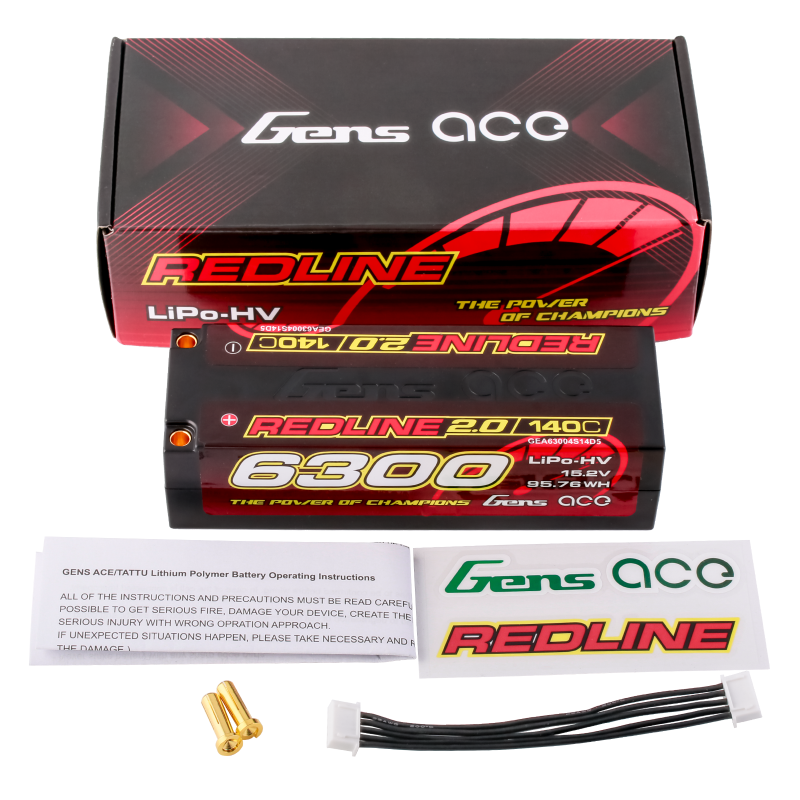 6300mAh / 4S / 5.0mm bullet