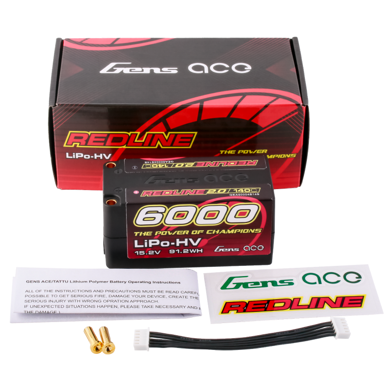 6000mAh / 4S / 5.0mm bullet