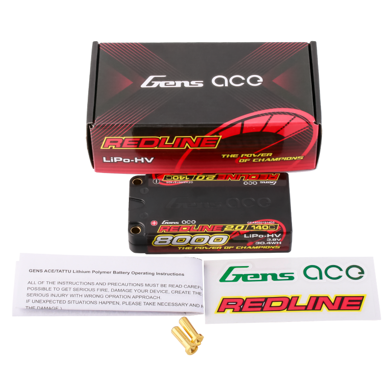 8000mAh / 1S / 5.0mm bullet