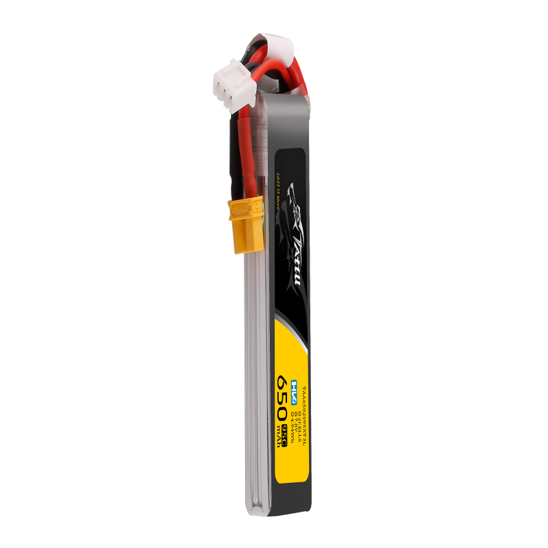 Tattu 2S 650mAh 95C 7,6V HV Lipo Akku mit XT30 Long-Pack