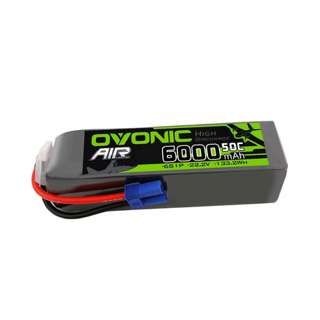Ovonic Air 6S 6000mAh 22,2V 50C EC5 Lipo Akku