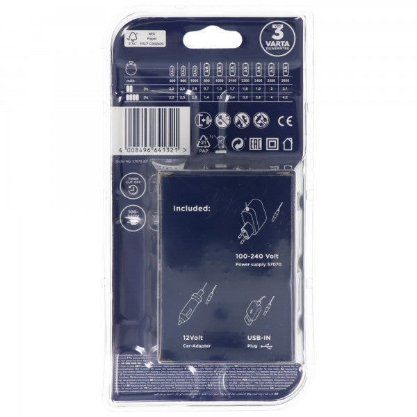 Varta 57070 LCD Charger inklusive 4 Mignon/AA 2500mAh