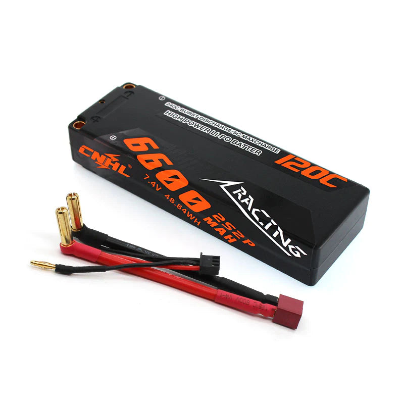 CNHL Racing Series 2S 6600mAh 7,4V 120C Hardcase T/Dean-Stecker Lipo Akku