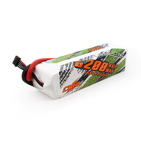 CNHL Racing Series 4S 6200mAh 14,8V 90C 6,5 mm Rundstecker Lipo Akku