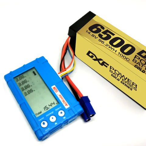DXF 4S 6500mAh 14,8V 100C GoldSeries Graphene Hardcase Lipo Akku