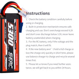 Sunpadow 4S 14,8V 5300mAh 100C Lipo-Akku mit EC5-Stecker (2 St.)