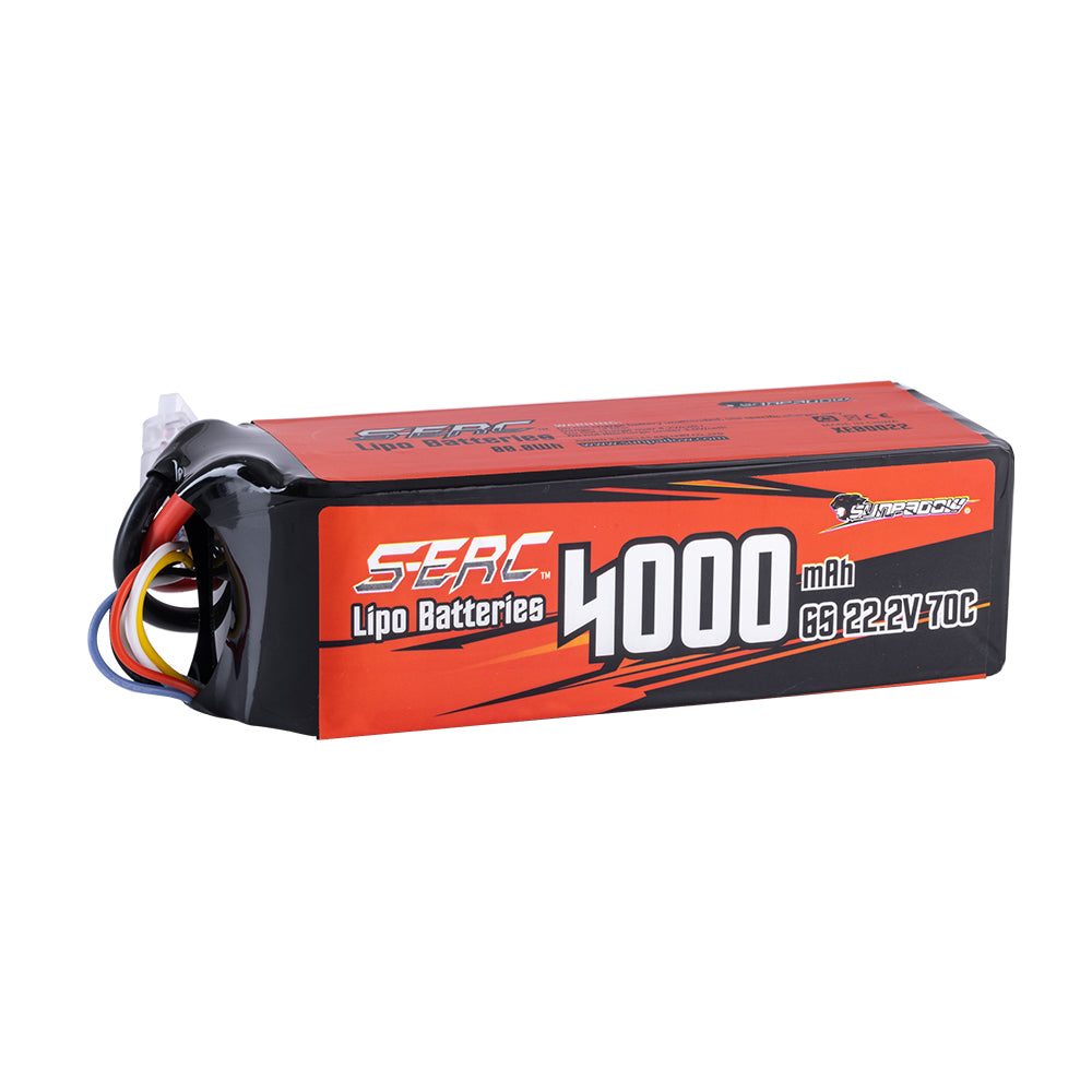 Sunpadow 6S 22,2V Lipo Akku 4000mAh 70C mit XT60 Stecker