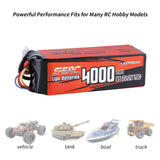 Sunpadow 6S 22,2V Lipo Akku 4000mAh 70C mit XT60 Stecker