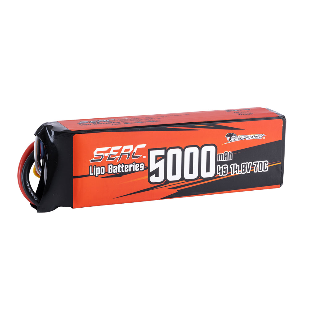 Sunpadow 4S 14,8V Lipo Akku 5000mAh 70C mit EC5 Stecker