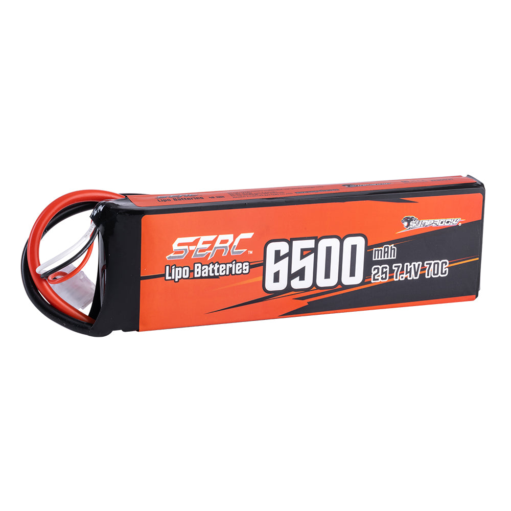 Sunpadow 2S Lipo-Akku 6500mAh 7,4V 70C mit TRX-Stecker