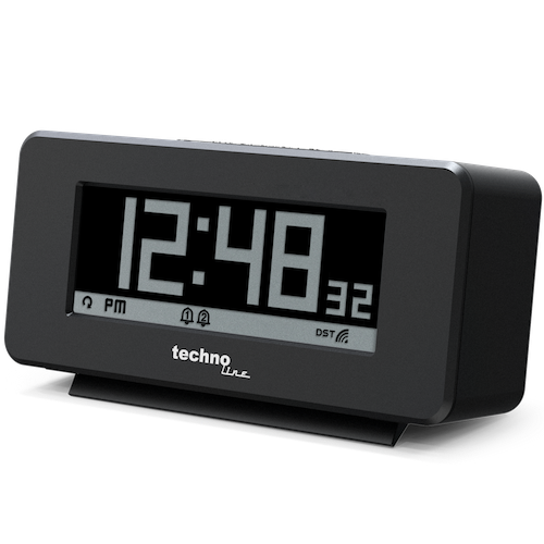 Technoline WT295 - Funkwecker mit automatischer Hintergrundbeleuchtung, Innentemperaturanzeige, Negativ- und Positiv-Display