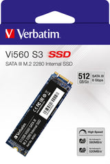 Verbatim SSD 1TB, SATA-III, M.2 2280 Vi560 S3, (R) 560MB/s, (W) 520MB/s, Retail