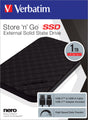 Verbatim SSD 1TB, USB 3.2, Typ A-C, 6.35cm (2.5'') Store´n´Go, (R) 460