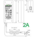 Fuyuang 21,6V - 22,2V (25,5V) Li-Ion-Ladegerät 6S + DC-Plug (5,5mm-2,1mm)