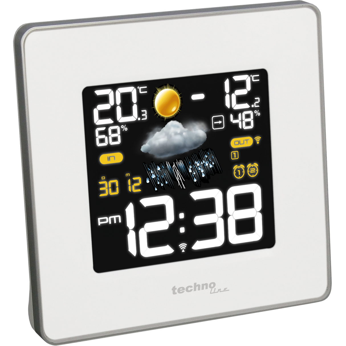 Technoline WS 6440 - Wetterstation mit farbigen LED´s