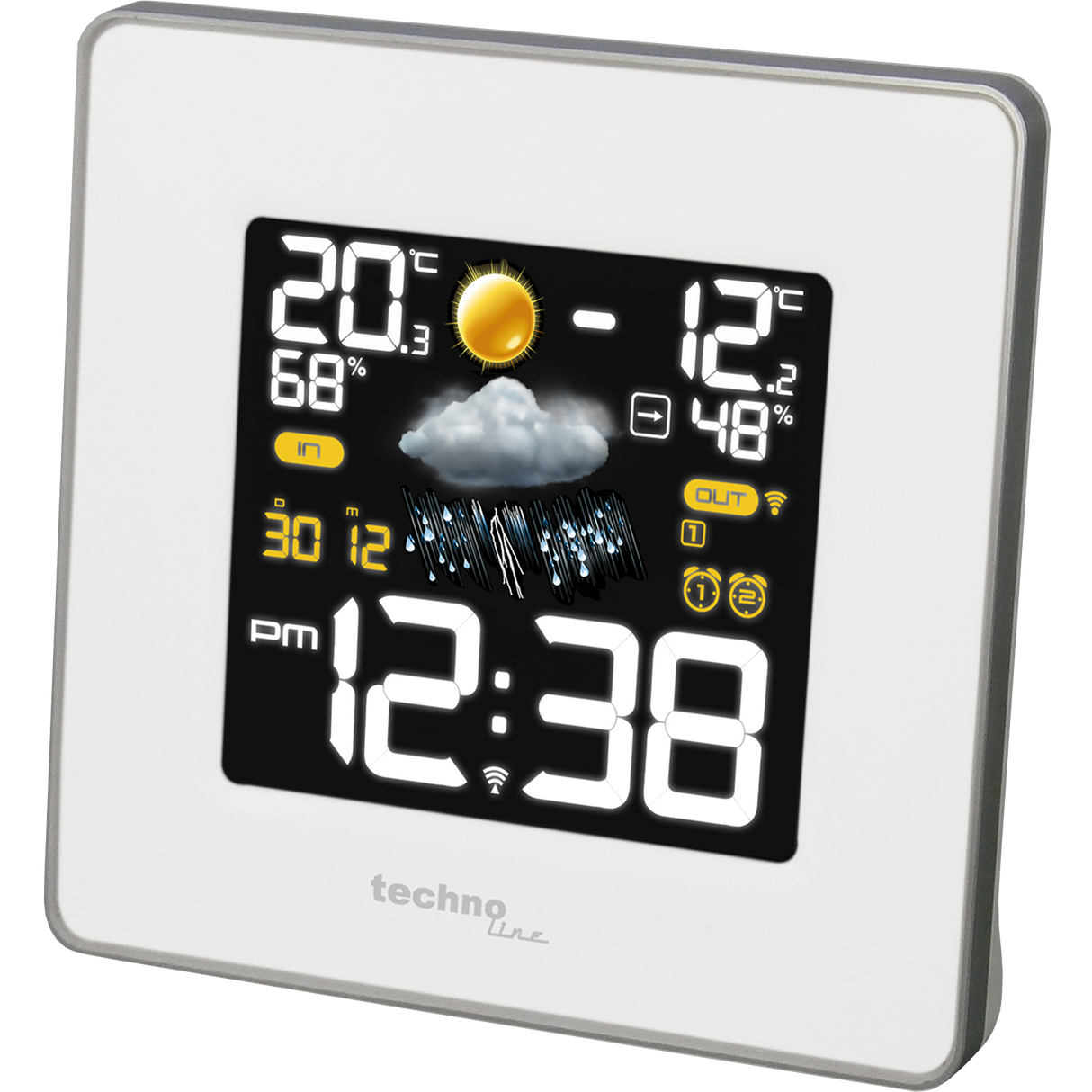 Technoline WS 6440 - Wetterstation mit farbigen LED´s